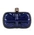 Britannia Skull Clutch, front view